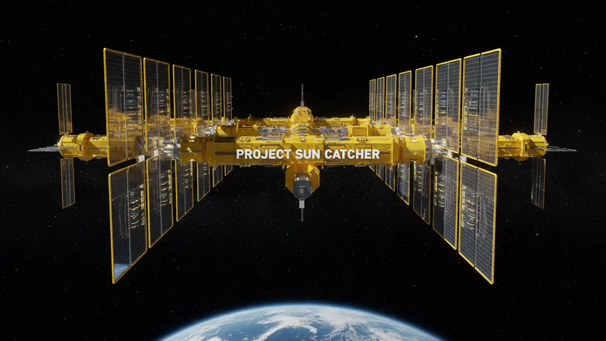 Ein Google Rechenzentrum im Weltraum